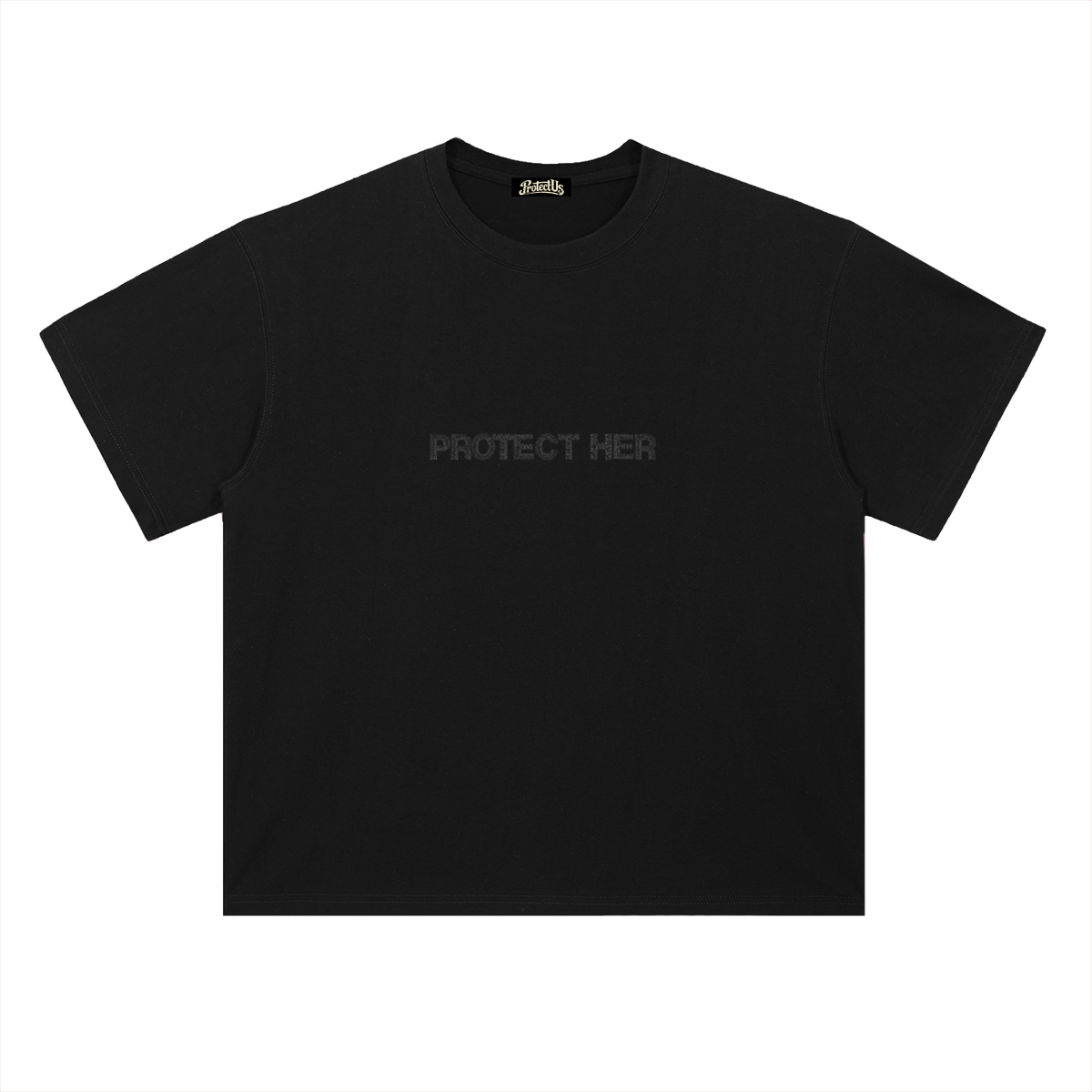 Protect Her Heavyweight Cotton Tee w/ Contrast