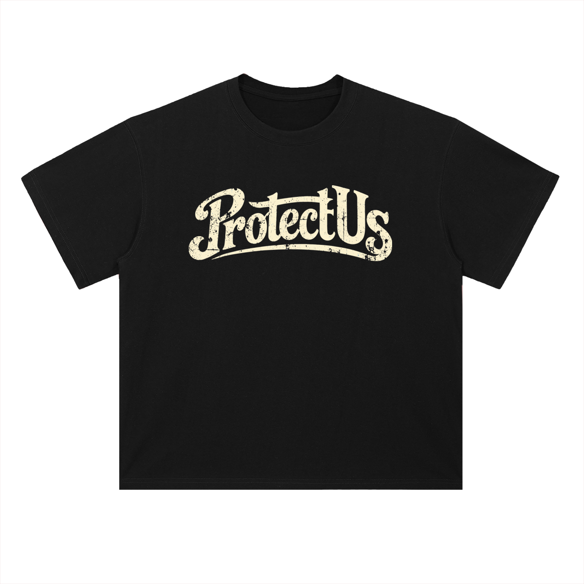 Protect Us Logo Heavyweight Cotton Tee