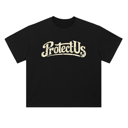 Protect Us Logo Heavyweight Cotton Tee