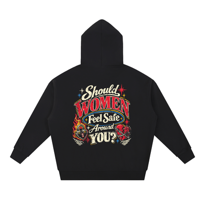 Protect Us Logo Heavyweight Hoodie w/ Custom Back